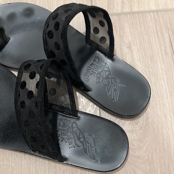 Ancient Greek Sandals Sheer Polka Dot Sandals - Picture 3 of 5